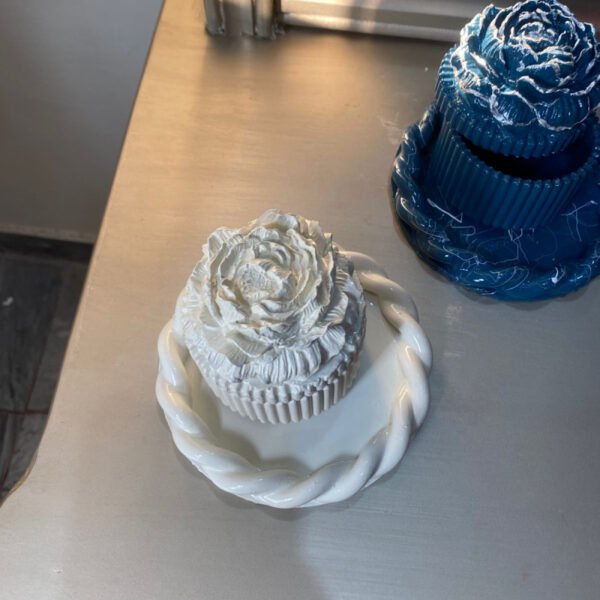 Twist Tray Floral Lid Jar